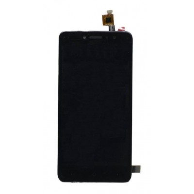 Lcd With Touch Screen For Spice V801 Black By - Maxbhi Com