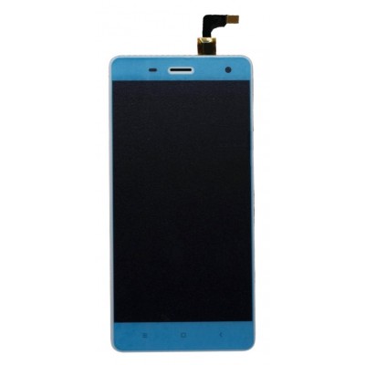 Lcd With Touch Screen For Xiaomi Mi4 Limited Edition Wood Cover 16gb White By - Maxbhi Com