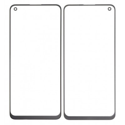 Replacement Front Glass For Oppo Reno5 5g Black By - Maxbhi Com