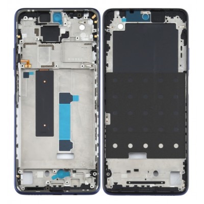 Lcd Frame Middle Chassis For Xiaomi Redmi Note 9 Pro 5g Blue By - Maxbhi Com