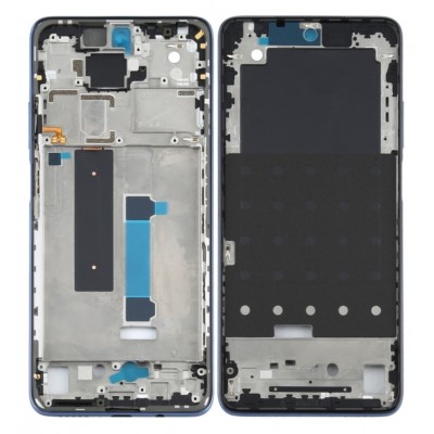 Lcd Frame Middle Chassis For Xiaomi Redmi Note 9 Pro 5g Grey By - Maxbhi Com