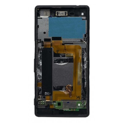Lcd With Touch Screen For Sony Xperia M4 Aqua Dual 16gb Black By - Maxbhi Com