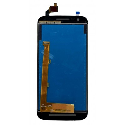 Lcd With Touch Screen For Moto E3 Black By - Maxbhi Com