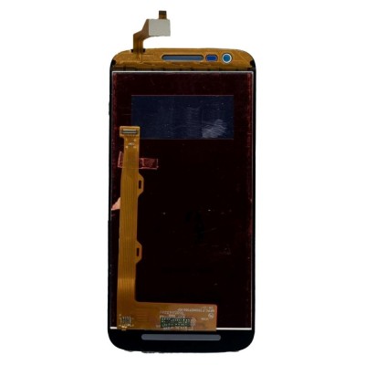 Lcd With Touch Screen For Moto E3 White By - Maxbhi Com