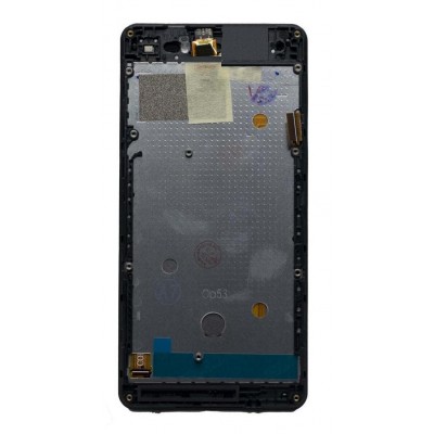 Lcd With Touch Screen For Lava Z50 White By - Maxbhi Com