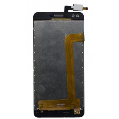 Lcd With Touch Screen For Lava X19 White By - Maxbhi Com