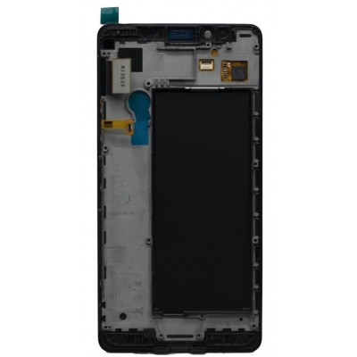 Lcd With Touch Screen For Microsoft Lumia 950 Dual Sim Black By - Maxbhi Com