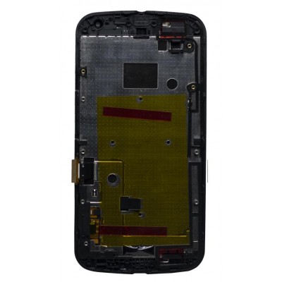 Lcd With Touch Screen For Motorola Moto G 2nd Gen Dual Sim Black By - Maxbhi Com