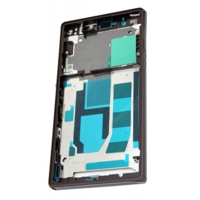 Lcd Frame Middle Chassis For Sony Xperia Z Lt36h Purple By - Maxbhi Com