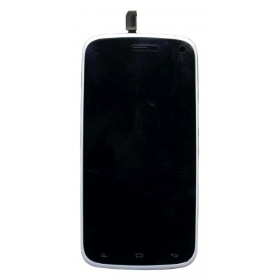 Lcd With Touch Screen For Gionee Elife E3 White By - Maxbhi Com