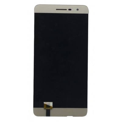 Lcd With Touch Screen For Lava X46 Gold By - Maxbhi Com