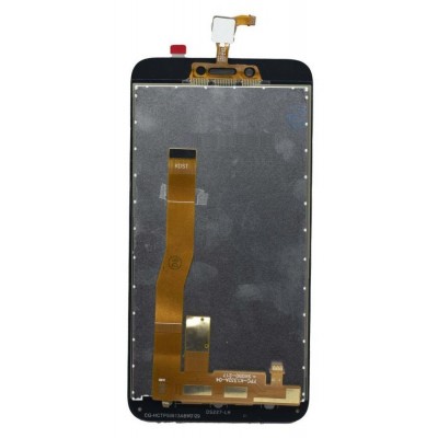 Lcd With Touch Screen For Lava Z41 Black By - Maxbhi Com