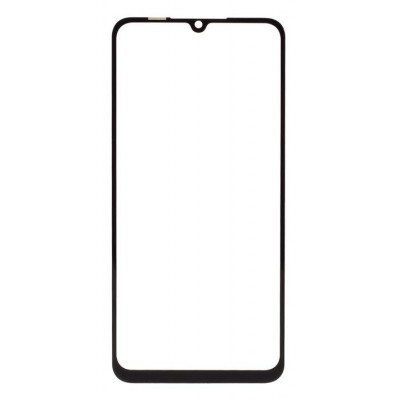 Replacement Front Glass For Vivo Y7s Black By - Maxbhi Com