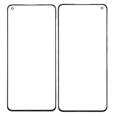 Replacement Front Glass For Xiaomi Mi 11 Lite Black By - Maxbhi Com