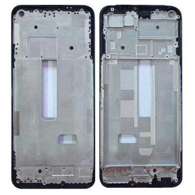 Lcd Frame Middle Chassis For Realme Narzo 30 5g Black By - Maxbhi Com