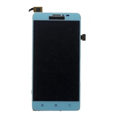 Lcd With Touch Screen For Lenovo S850 White By - Maxbhi Com