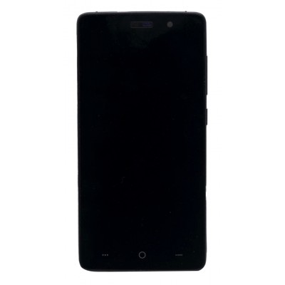 Lcd With Touch Screen For Lyf Water 4 Black By - Maxbhi Com