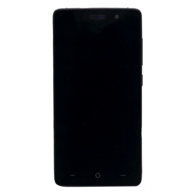 Lcd With Touch Screen For Lyf Water 4 White By - Maxbhi Com