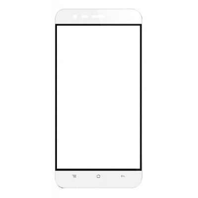Replacement Front Glass For Lephone W5 Black By - Maxbhi Com