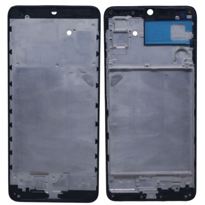 Lcd Frame Middle Chassis For Samsung Galaxy M32 Black By - Maxbhi Com