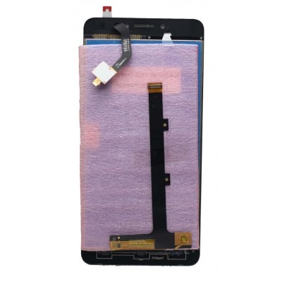 Lcd With Touch Screen For Micromax Bharat 5 White By - Maxbhi Com