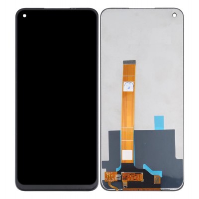 Lcd With Touch Screen For Realme Narzo 30 Black By - Maxbhi Com