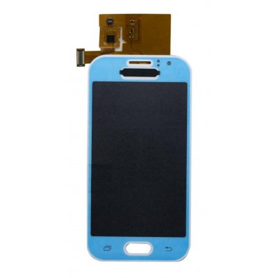 Lcd With Touch Screen For Samsung Galaxy J1 2016 4 5 Inch White By - Maxbhi Com