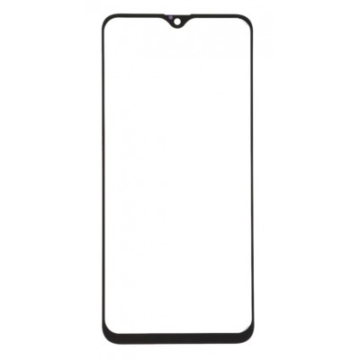 Replacement Front Glass For Oppo F9 Black By - Maxbhi Com