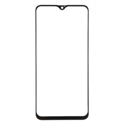 Replacement Front Glass For Oppo F9 Black By - Maxbhi Com
