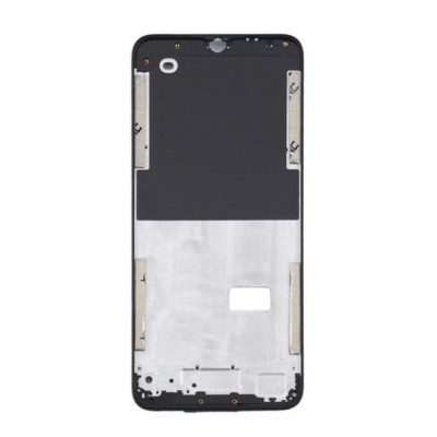 Lcd Frame Middle Chassis For Realme 5 Black By - Maxbhi Com
