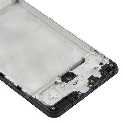 Lcd Frame Middle Chassis For Samsung Galaxy A31 Black By - Maxbhi Com