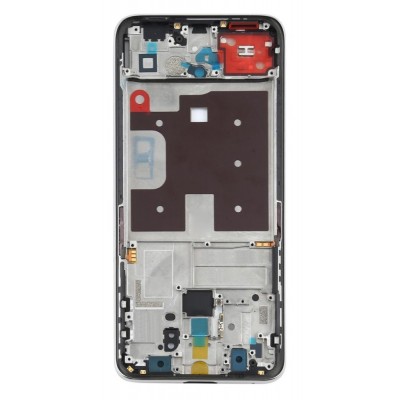 Lcd Frame Middle Chassis For Oppo Reno2 F White By - Maxbhi Com
