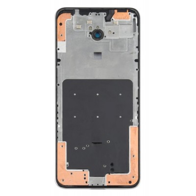 Lcd Frame Middle Chassis For Oppo Reno2 F White By - Maxbhi Com