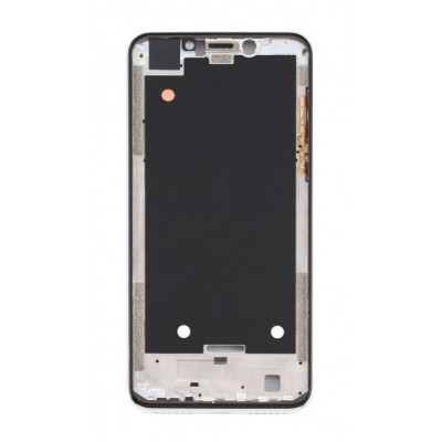 Lcd Frame Middle Chassis For Motorola One P30 Play White By - Maxbhi Com