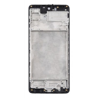 Lcd Frame Middle Chassis For Samsung Galaxy M51 Black By - Maxbhi Com