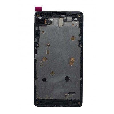 Lcd With Touch Screen For Microsoft Lumia 535 Black By - Maxbhi Com