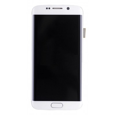 Lcd With Touch Screen For Samsung Galaxy S6 Edge Cdma White By - Maxbhi Com
