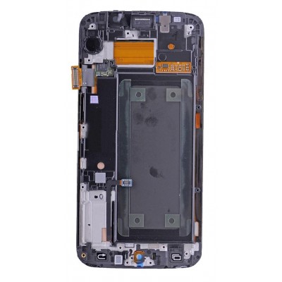 Lcd With Touch Screen For Samsung Galaxy S6 Edge White By - Maxbhi Com