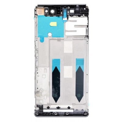 Lcd Frame Middle Chassis For Sony Xperia Xa Ultra Black By - Maxbhi Com