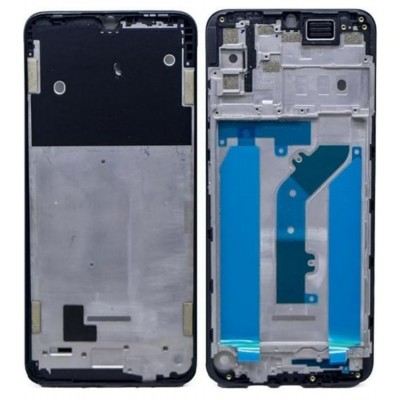 Lcd Frame Middle Chassis For Tecno Spark Go 2021 Black By - Maxbhi Com