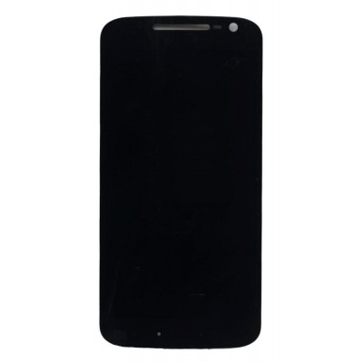 Lcd With Touch Screen For Moto G4 Black By - Maxbhi Com