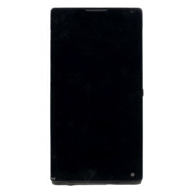 Lcd With Touch Screen For Sony Xperia Zl C6502 Black By - Maxbhi Com
