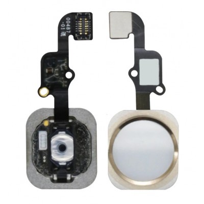 Fingerprint Sensor Flex Cable For Apple Iphone 6 32gb Gold By - Maxbhi Com
