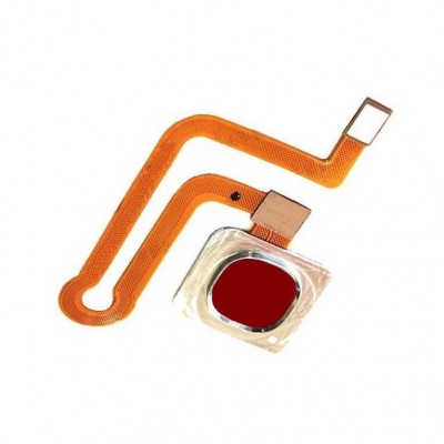 Fingerprint Sensor Flex Cable For Vivo Y15 2019 Red By - Maxbhi Com
