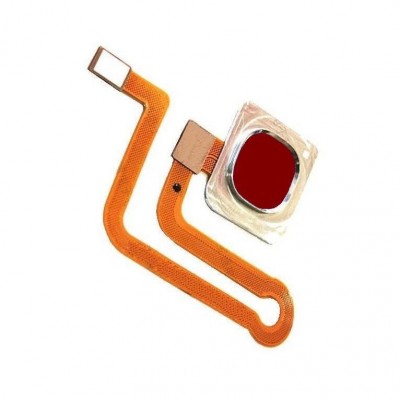 Fingerprint Sensor Flex Cable For Vivo Y15 2019 Red By - Maxbhi Com