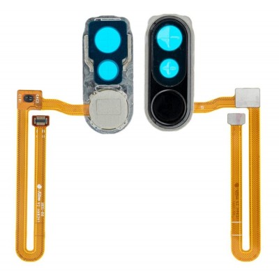 Fingerprint Sensor Flex Cable For Xiaomi Pocophone F1 Grey By - Maxbhi Com