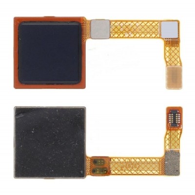 Fingerprint Sensor Flex Cable For Asus Zenfone Max Pro M1 Zb601kl Black By - Maxbhi Com