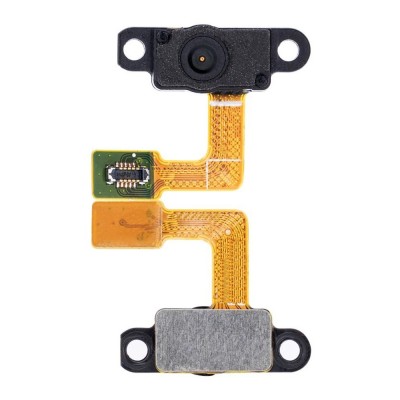 Fingerprint Sensor Flex Cable For Samsung Galaxy A50s Black By - Maxbhi Com
