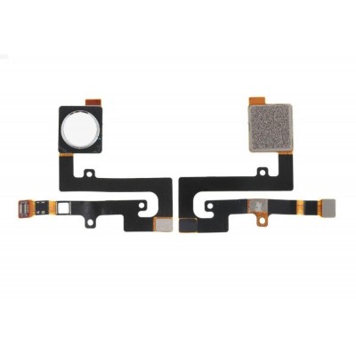 Fingerprint Sensor Flex Cable For Nokia 6 1 Plus White By - Maxbhi Com