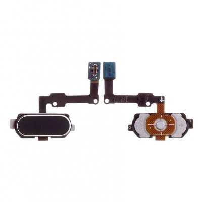 Fingerprint Sensor Flex Cable For Samsung Galaxy J7 Prime Black By - Maxbhi Com